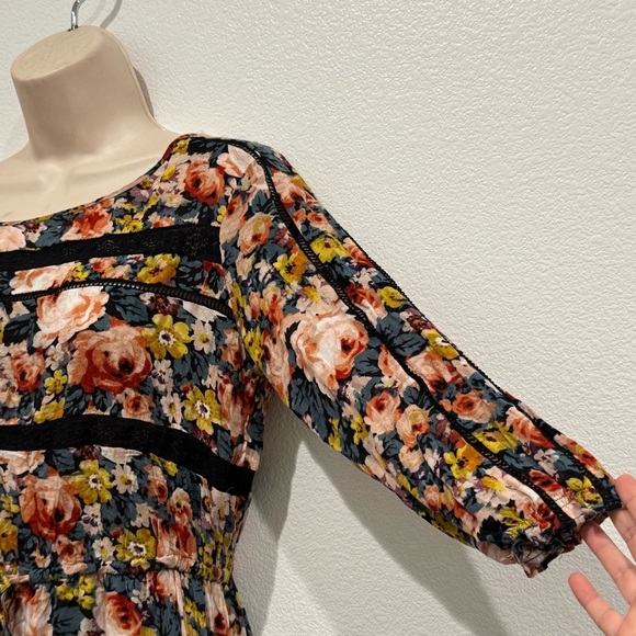 Anthropologie Holding Horses Forica Garden Floral Mini Dress XS - Picture 6 of 9